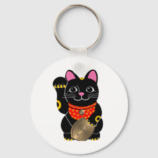 Black Cat Nyckelring