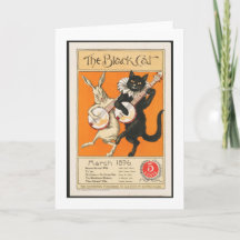 Black Cat och Bunny Play Banjo