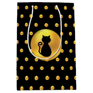 Black Cat och Guld Polka dots