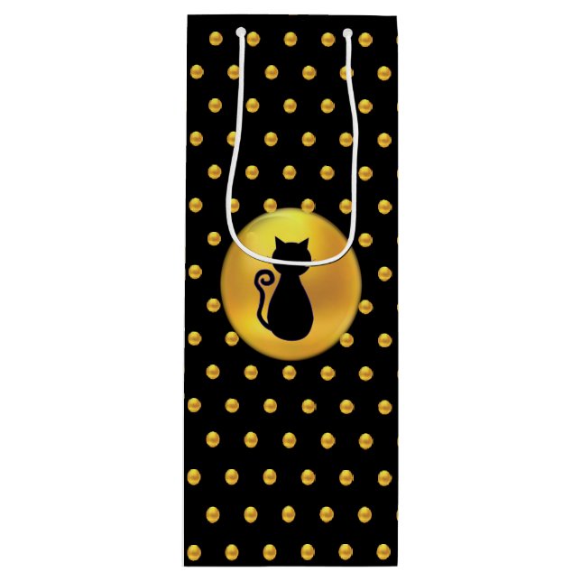 Black Cat och Guld Polka dots (Framsidan)