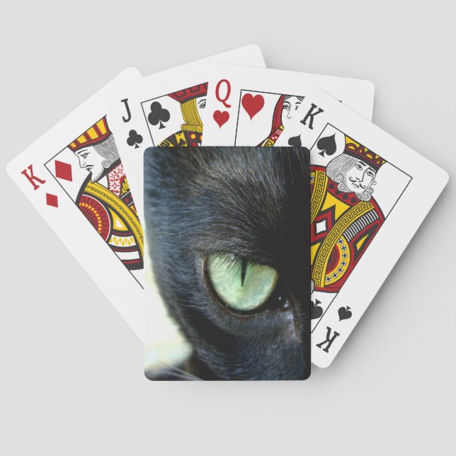 Black Cat Öga Kortlek (Baksidan)