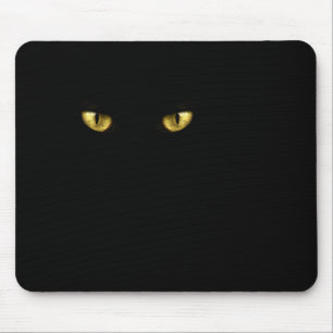 Black Cat Ögon Mousepad Musmatta