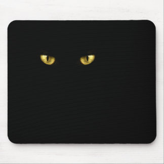 Black Cat Ögon Mousepad Musmatta