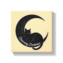 Black Cat on the Crescent Moon: Charm of Darkness
