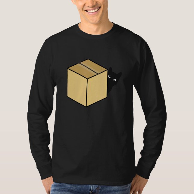 Black Cat  Online Shop Ecommerce Seller and Shoppe T Shirt (Framsida)