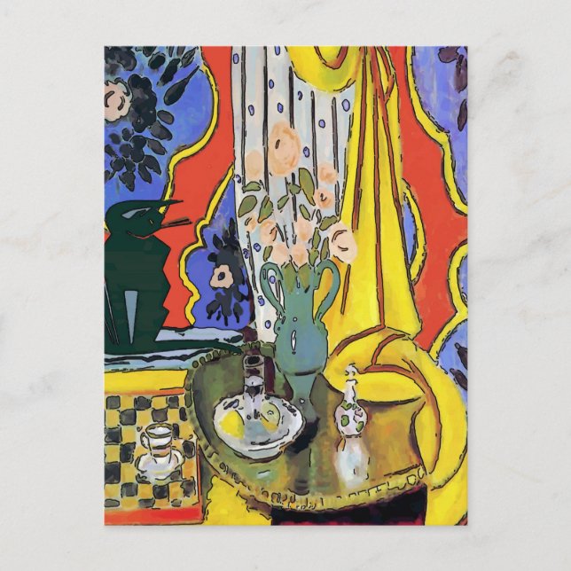 Black Cat på Soffa Vykort (Framsida)