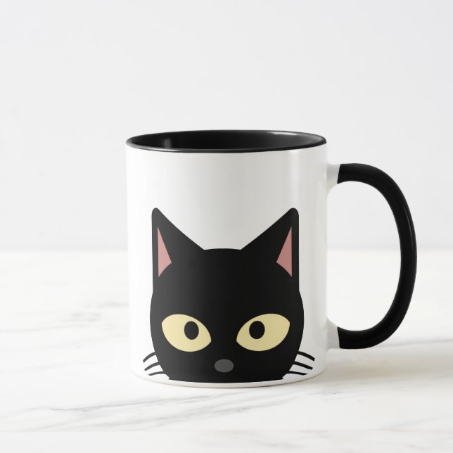 BLACK CAT PEEW KAFFE KOPPAR (Höger)