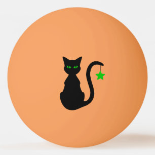 Black Cat Ping Pong Boll