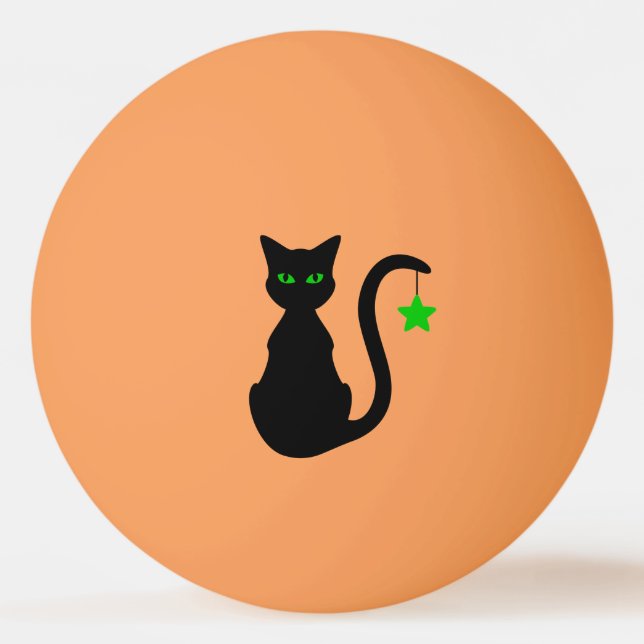 Black Cat Ping Pong Boll (Framsidan)