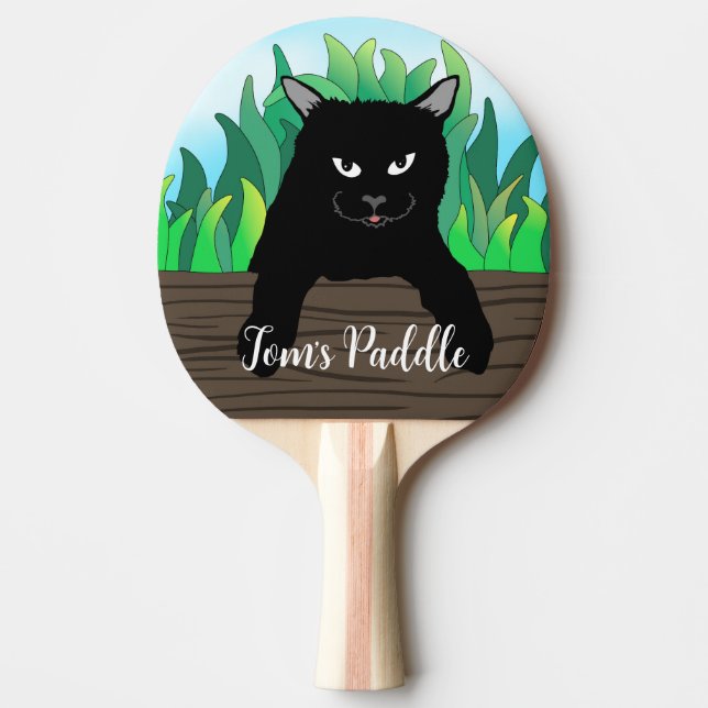 Black Cat Pingisracket (Framsidan)