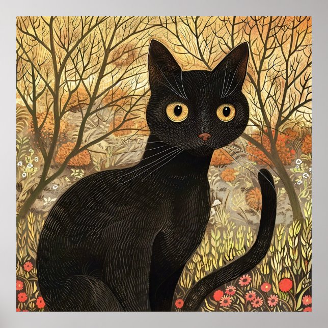 Black Cat Poster (Framsidan)