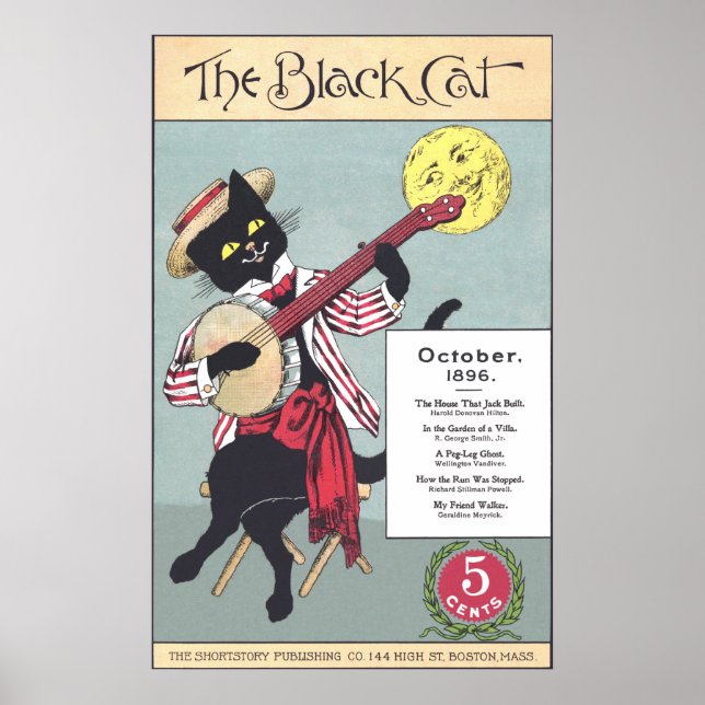 Black Cat Poster (Framsidan)