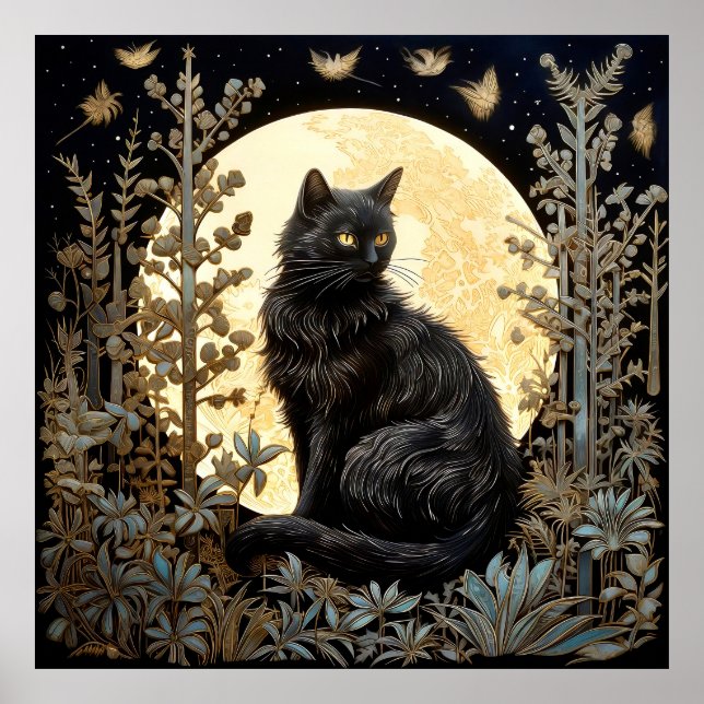 Black Cat Poster (Framsidan)