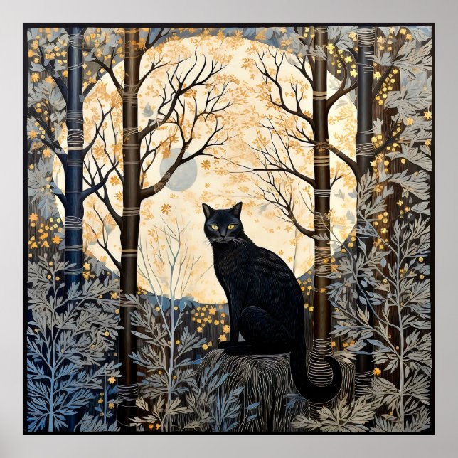 Black Cat Poster (Framsidan)