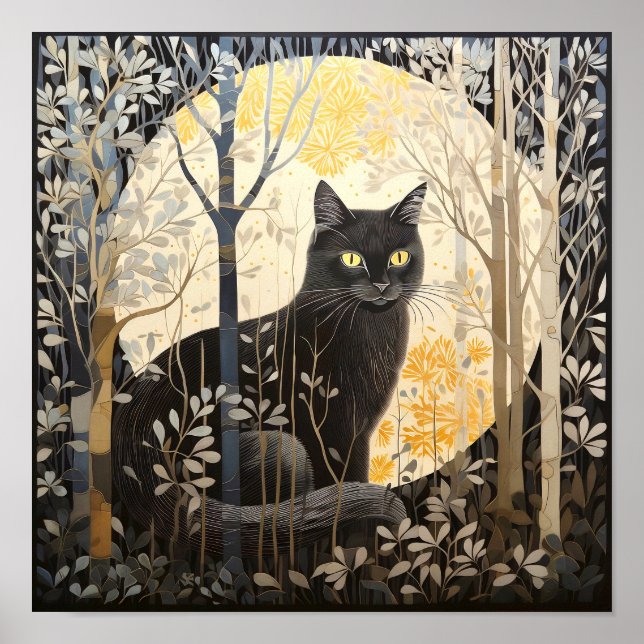 Black Cat Poster (Framsidan)