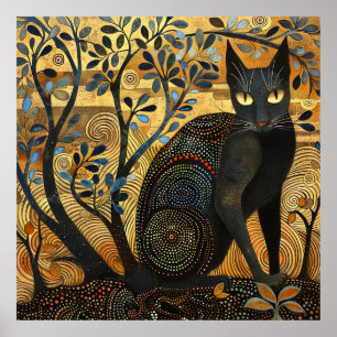 Black Cat Poster