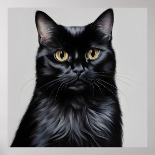 Black Cat Poster