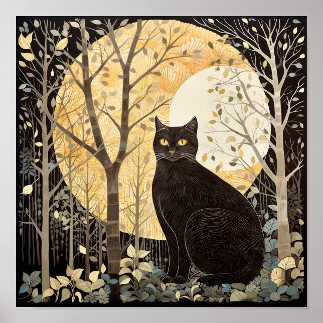 Black Cat Poster (Framsidan)