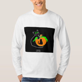 Black Cat Pumpkin Manar Långärmad Shirt T Shirt