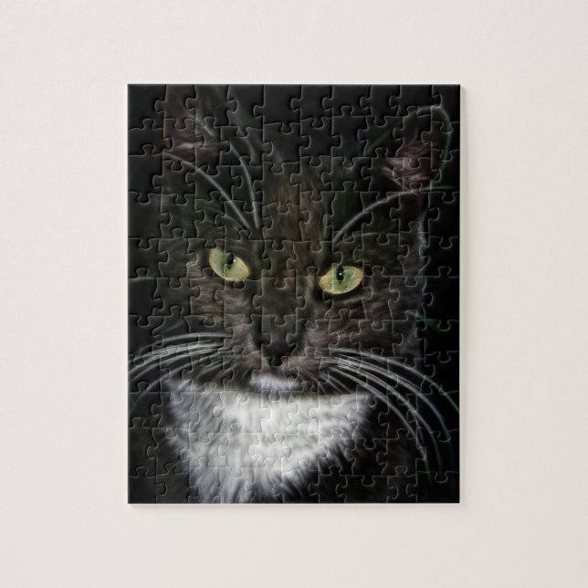Black Cat Pussel (Vertikal)