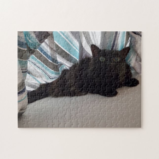 Black Cat Pussel (Horisontell)