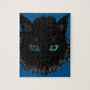 Black Cat Puzzle Pussel