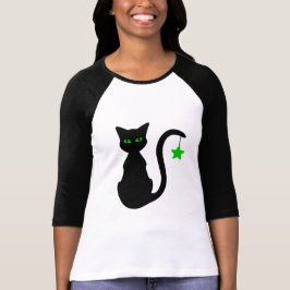 Black Cat Raglan T-Shirt