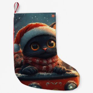Black Cat Roller Underlägg jul Liten Julstrumpa