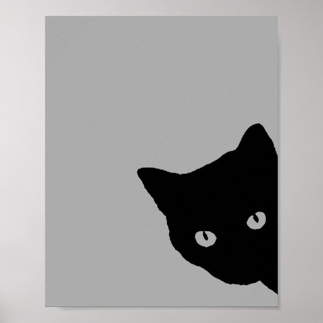 Black Cat Side look Poster (Framsidan)