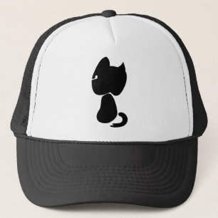 Black Cat Silhouette Animal Mammal Sitta Keps