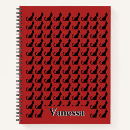 Black Cat Silhouette bärbar dator