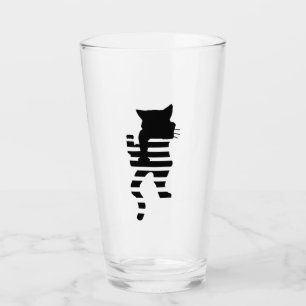 Black Cat Silhouette Glaskopp