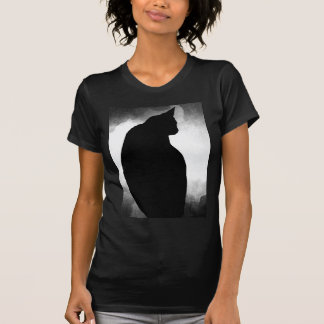 Black Cat Silhouette T-Shirt