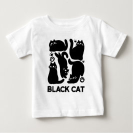 Black Cat Silhouettes - Utformning av Kattdjuret C T Shirt