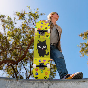 BLACK CAT SKATEBOARD DECK