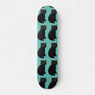 BLACK CAT-SKATEBOARER MINI SKATEBOARD BRÄDA 18,5 CM