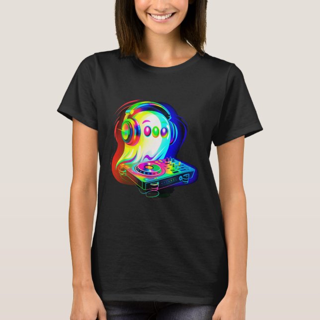 Black Cat Skeleton Hand Boop Cat Nose Funny Hallow T Shirt (Framsida)