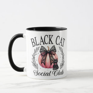 Black Cat Social Klubb Halloween Mugg