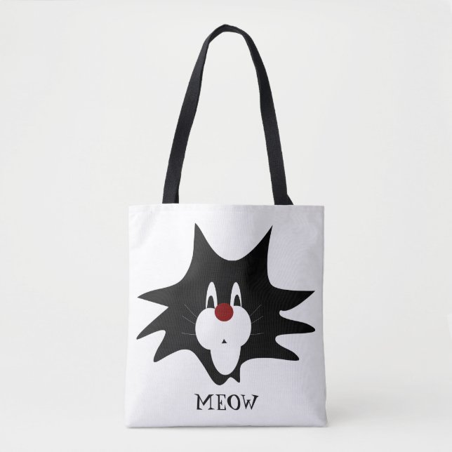 Black Cat Splat Tygkasse (Framsida)