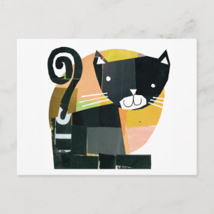 Black Cat Spooks Vykort