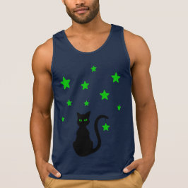 Black Cat Stars T-Shirt