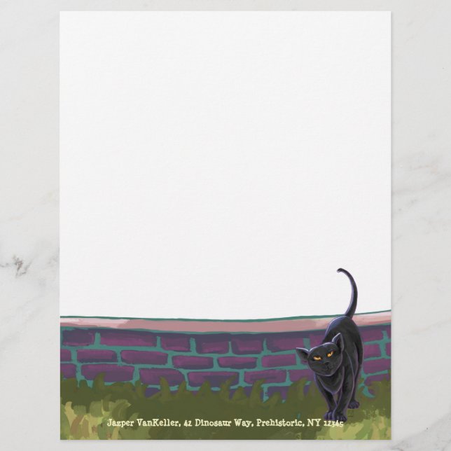 Black Cat Stationery (Framsida)