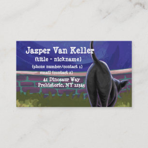 Black Cat Stationery Visitkort