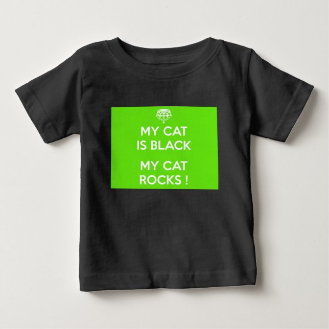 Black cat sten tee (Framsida)