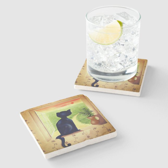 Black Cat Stenunderlägg (Sidan)