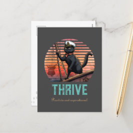 Black Cat Sunset: En resa till THRIVE Helg Vykort