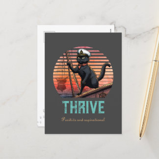 Black Cat Sunset: En resa till THRIVE Helg Vykort