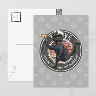 Black Cat Sunset: En resa till THRIVE Postcard Vykort