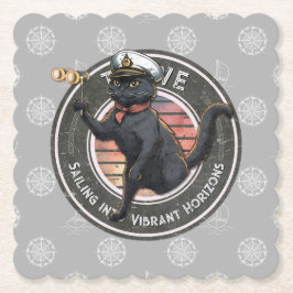 Black Cat Sunset: En resa till THRIVE Underlägg Papper