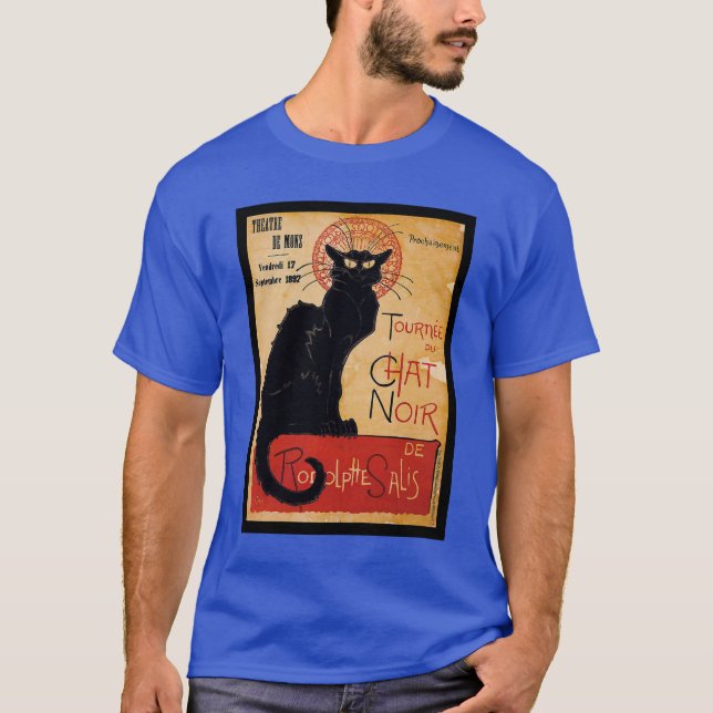 Black cat t shirt (Framsida)
